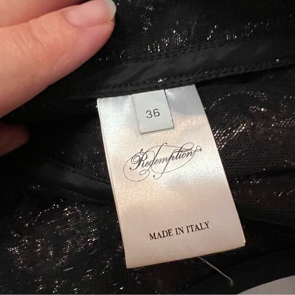 Redemption Womens NWT Textured Rose Gold Mini Tube Dress sz 36 IT 0 US - Picture 5 of 16